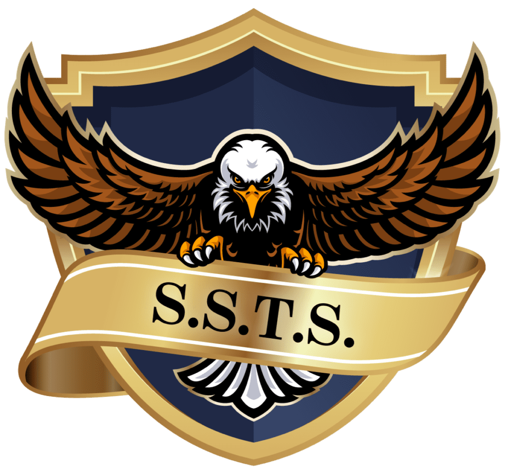 A picture of the logo for s. S. T. S.